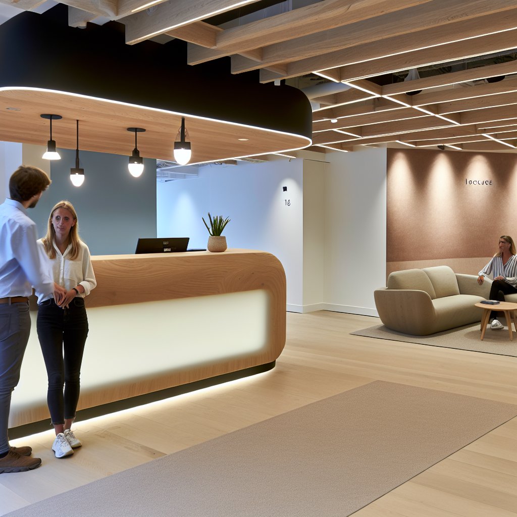 Lady do recepcji – jak zaprojektować przestrzeń wejściową w firmie?